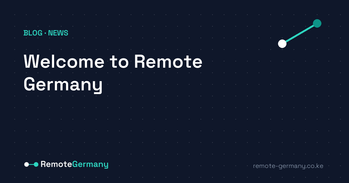 Welcome to Remote Germany